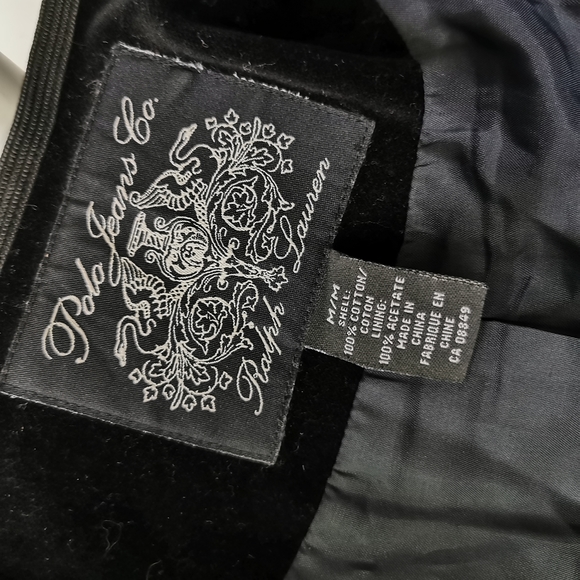 Woman's US Polo Velour Band Jacket Medium - Picture 4 of 4